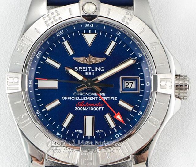 breitling手錶 百年靈復仇者二代世界時間腕表 百年靈自動上弦機械男表 百年靈高端男表  hds1626